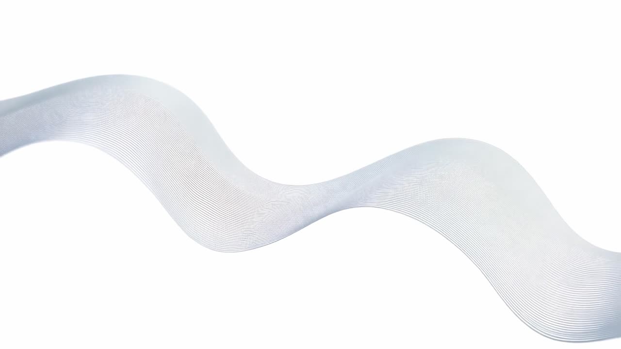 Abstract White Wave Background