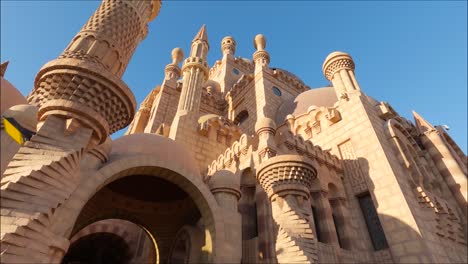 impressive decorative architecture of sahaba mosque, sharm el-sheik, egypt