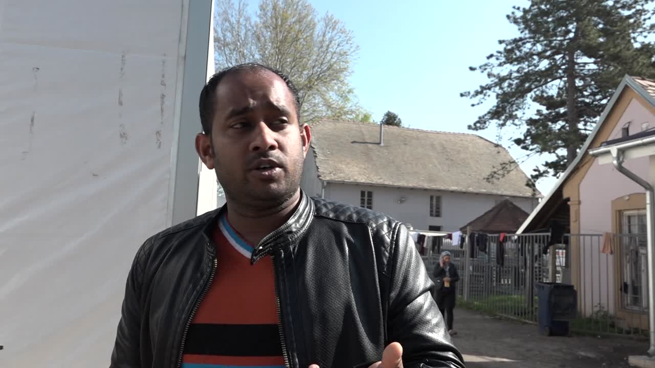 A Pakistani migrant interview inside a refugee camp close to the Serbian Croatian border. Sid, Serbia, 01-23-18