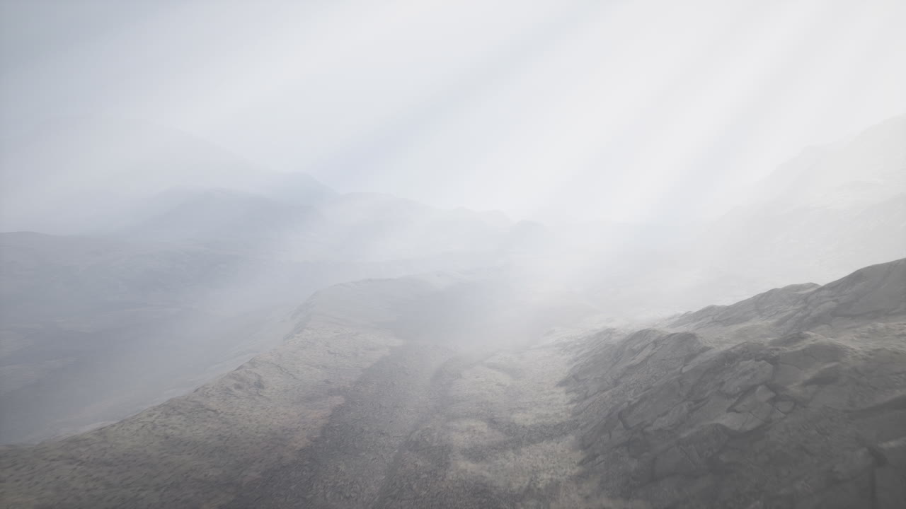 산의 배경에 대한  ⁇ 빛