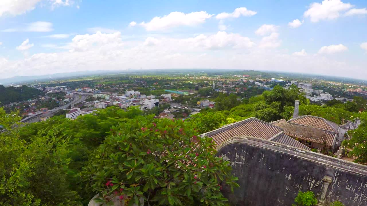 태국 의 페차부리 지방 에서 볼 수 있는 항공 사진