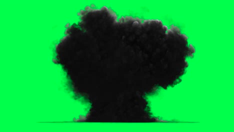 explosion green screen effect