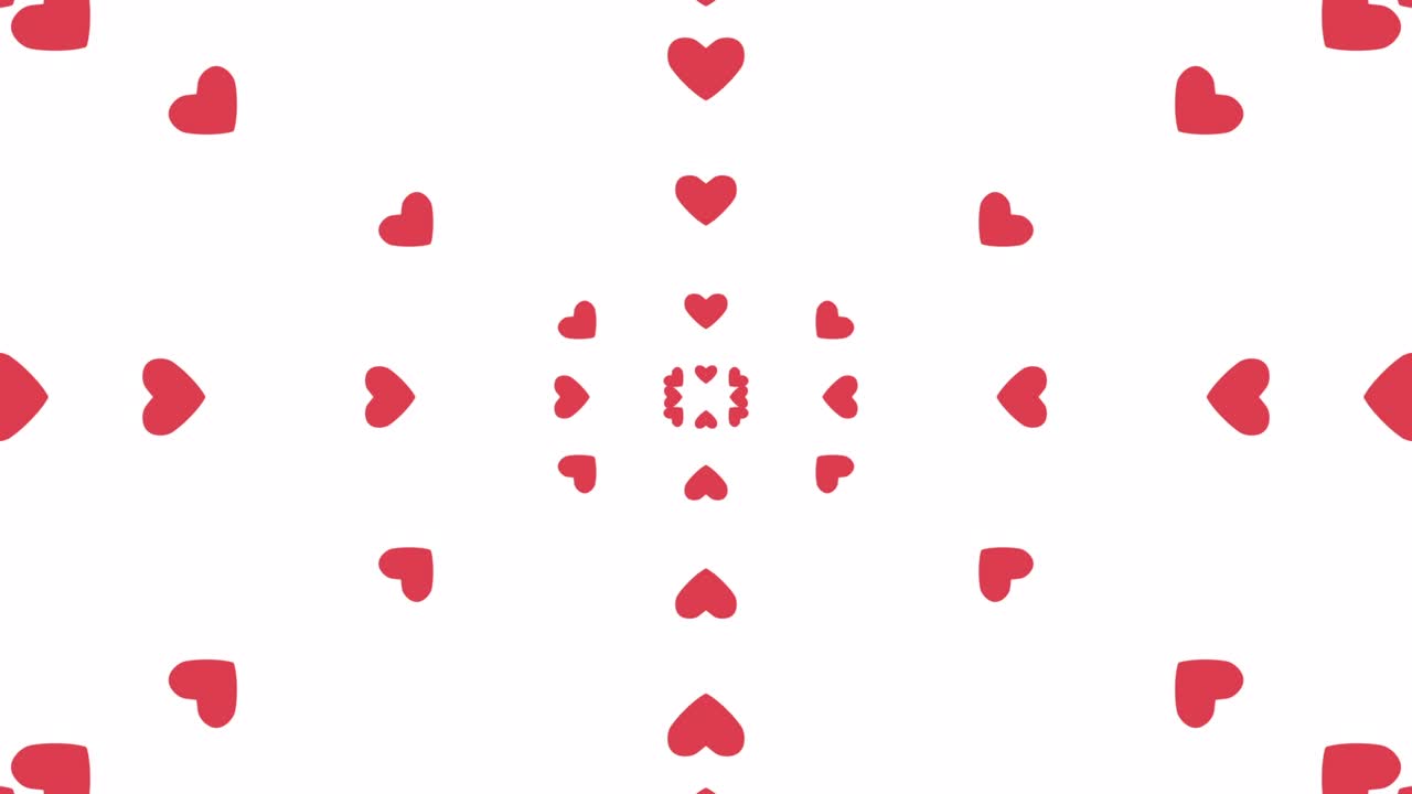gráficos de movimiento de corazón simples y lindos