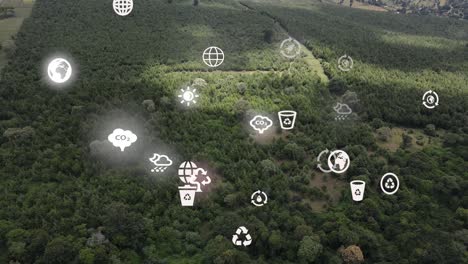 Drone-view--Africa-Forest--Kenya-and-Tanzania-Bush-fire-on-slopes-of-mount-Kilimanjaro-Loitokitok-Kenya