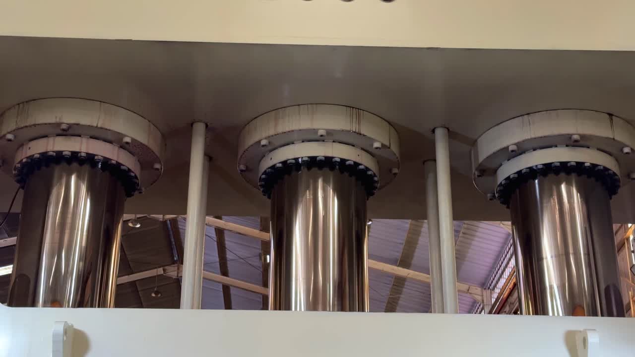 수압 산업 기계 피스톤_close up. 실린더 피스톤 엔진