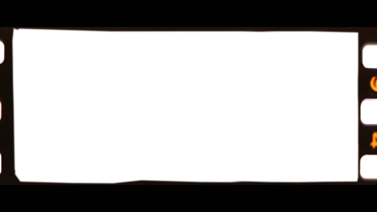 Real 35mm film anamorphic frame  overlay - clean