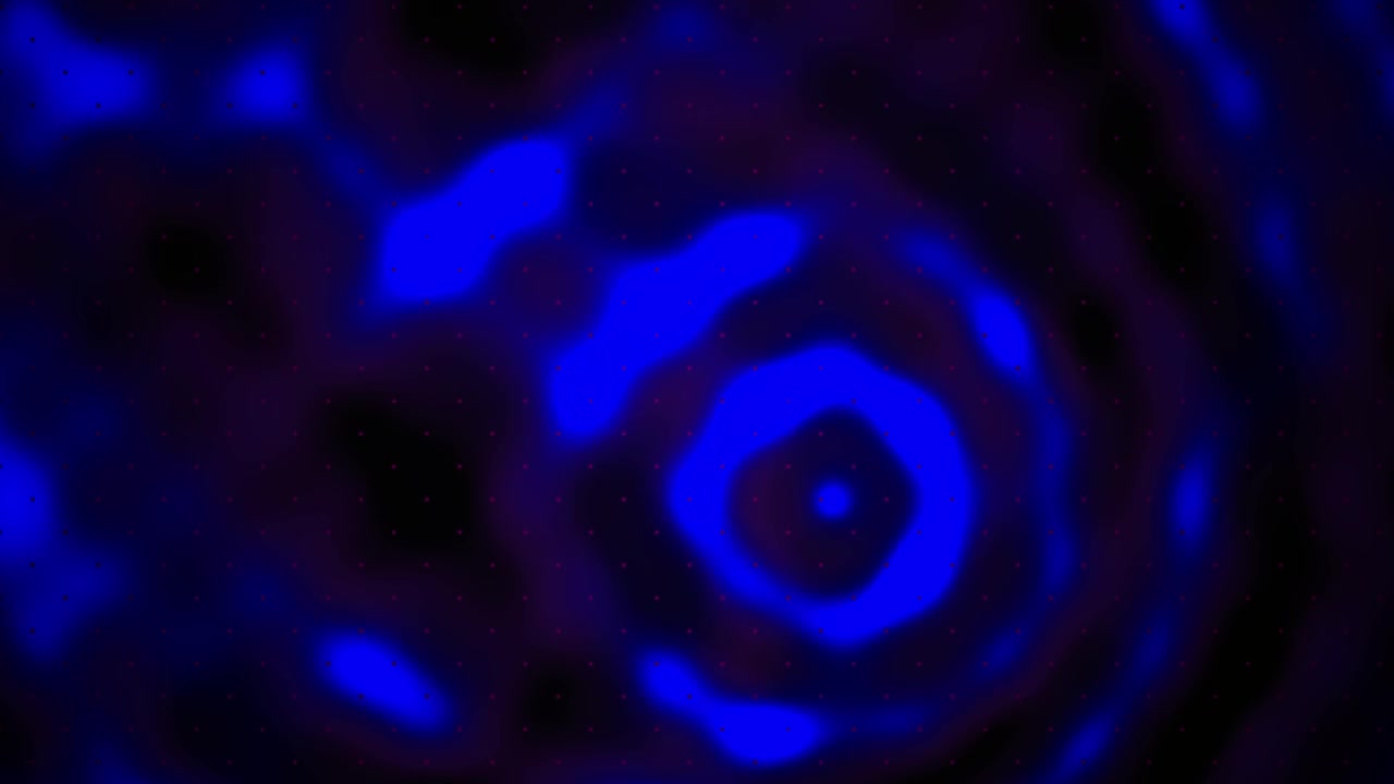 Sfondo astratto con movimento liquido blu e motivo a punti sottile