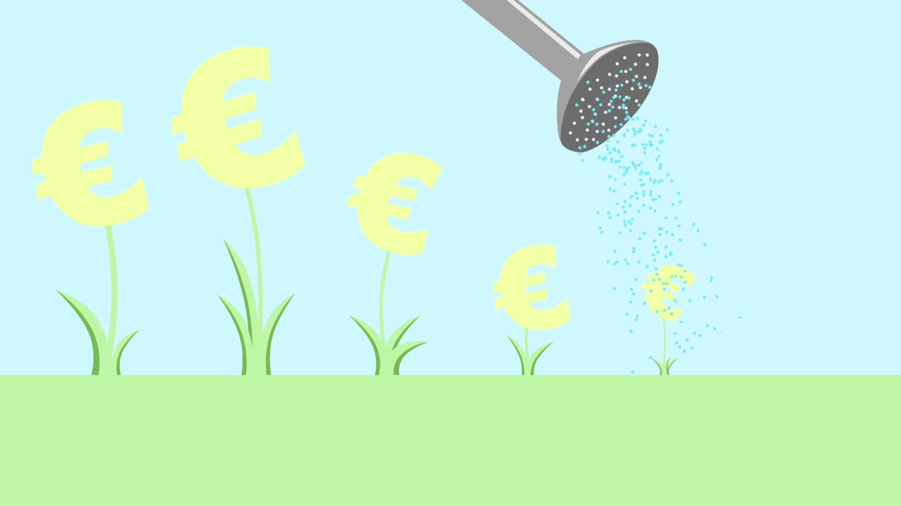 유로가 한 번 투자 시장을 지배합니다.