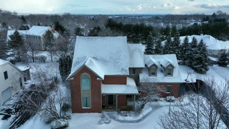 Red-brick-single-family-home