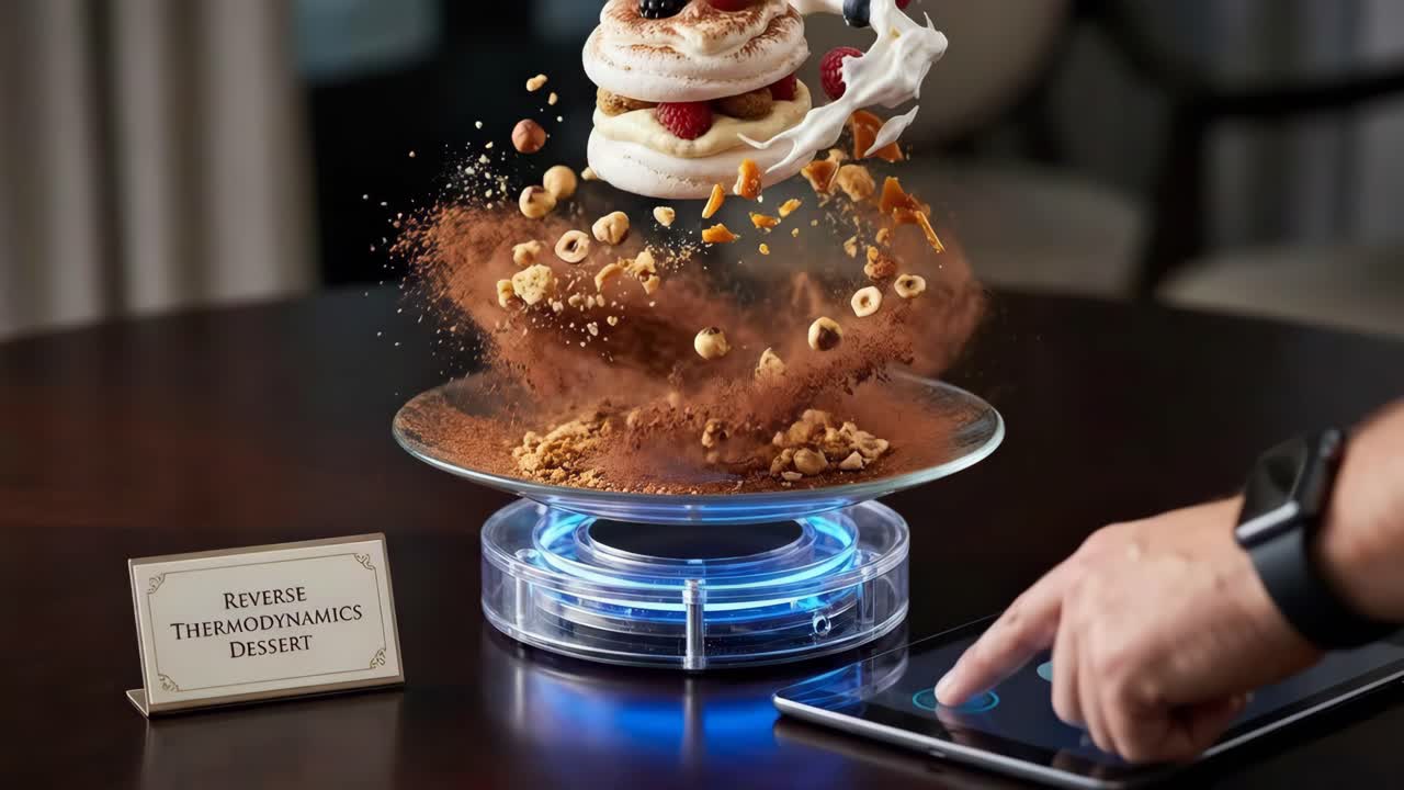Postre de termodinámica inversa
