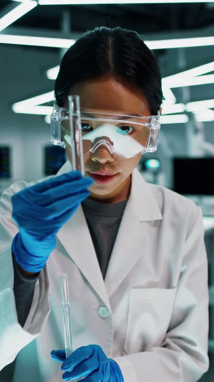 científico en un laboratorio