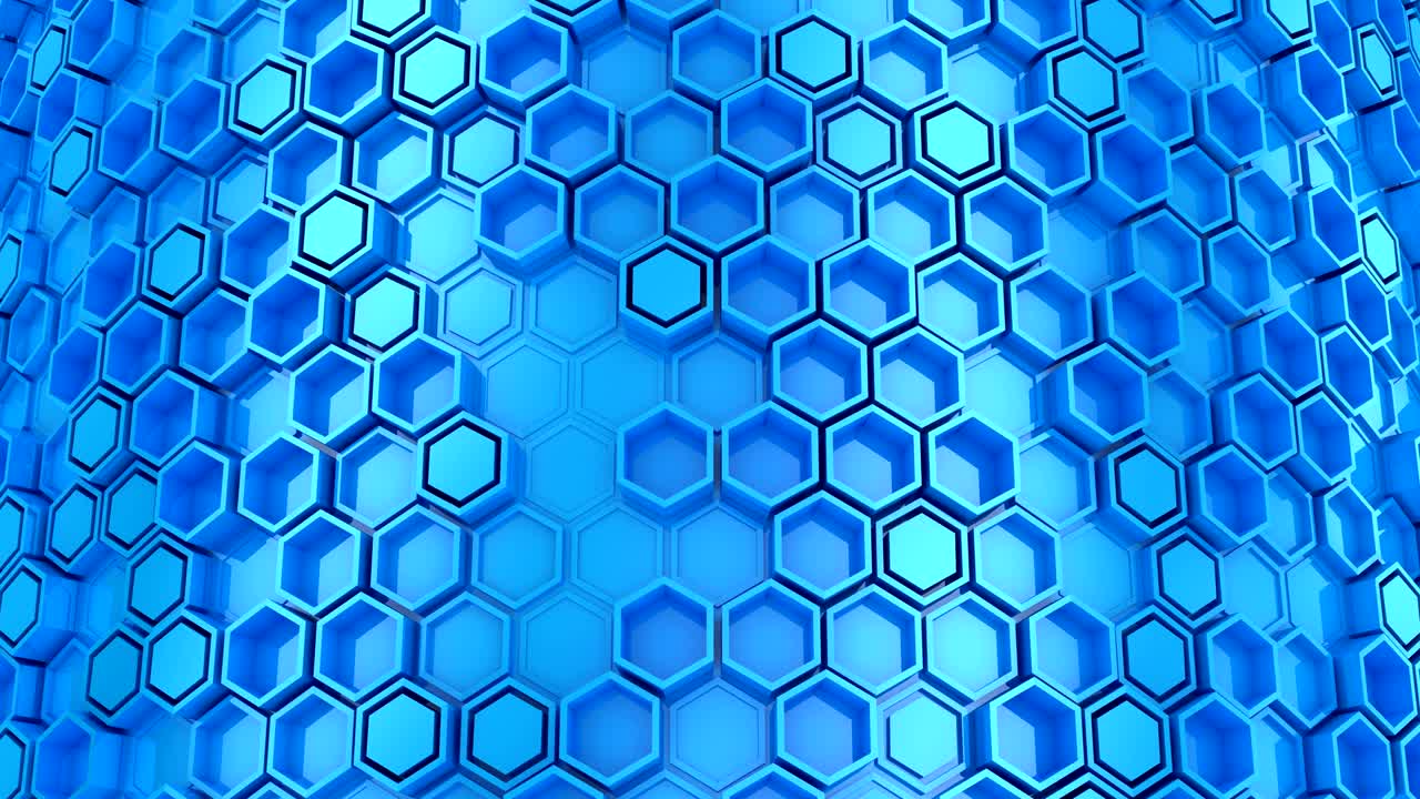 el fondo de los hexágonos