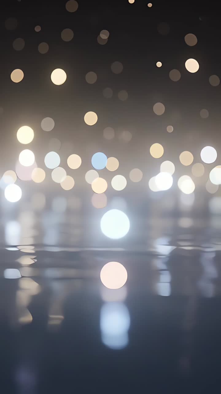 Vertical Bokeh Light Background
