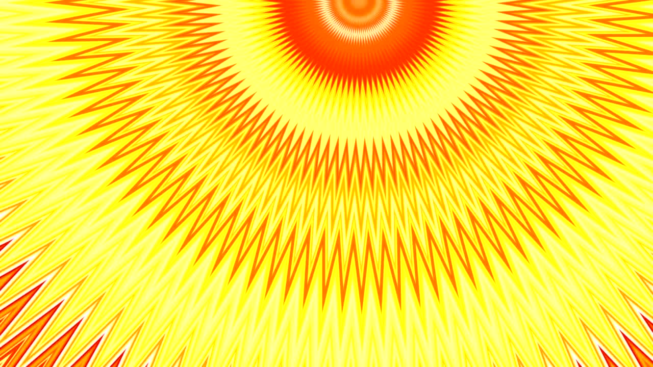 dynamic abstract background with kaleidoscope motions forming zigzag and spiral with semicircles and rotation turns in  pastel colors in yellow,  red, orange  and white