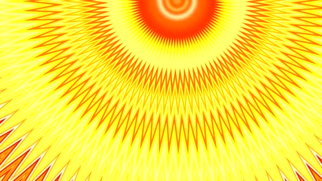 dynamic abstract background with kaleidoscope motions forming zigzag and spiral with semicircles and rotation turns in  pastel colors in yellow,  red, orange  and white