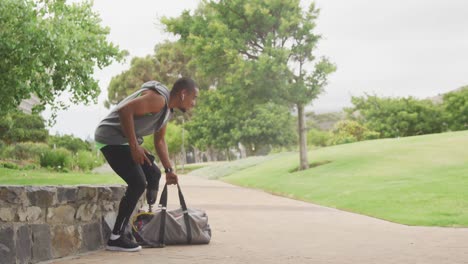 Side-view-man-with-prosthetic-leg-walking