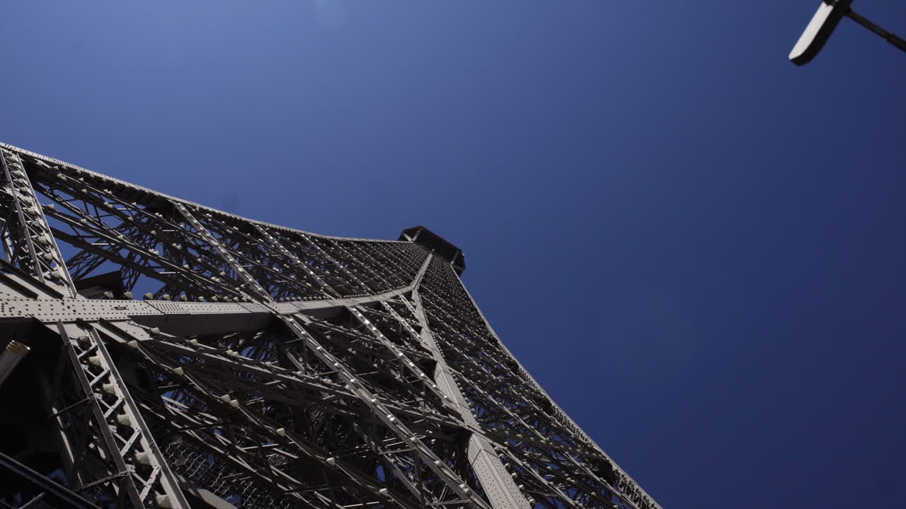 Eiffel Tower Structure from Below