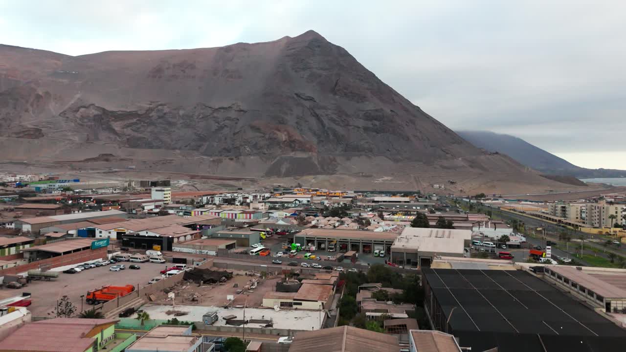 Iquique Chile Tarapaca Mountain Huayquique suburban sea ocean