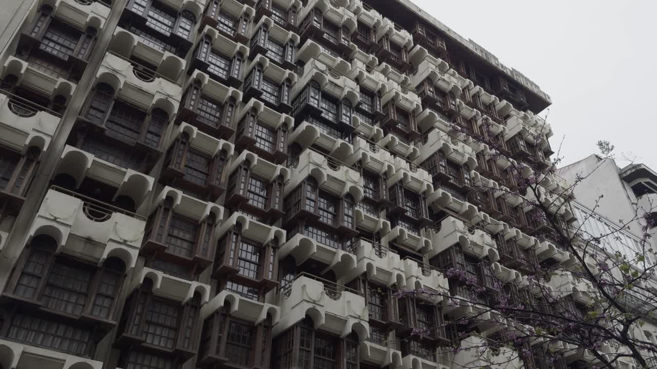 Amazing Bicolor Façade Of An Iconic Building In The Heart Of Ourense
