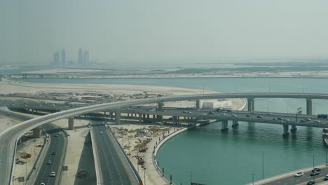 dubai canal and highway construction