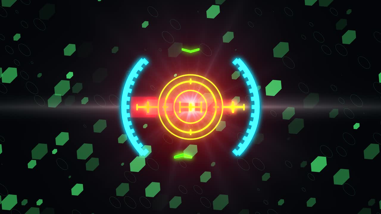 허드 스페이스 시트 요소 모션 그래픽