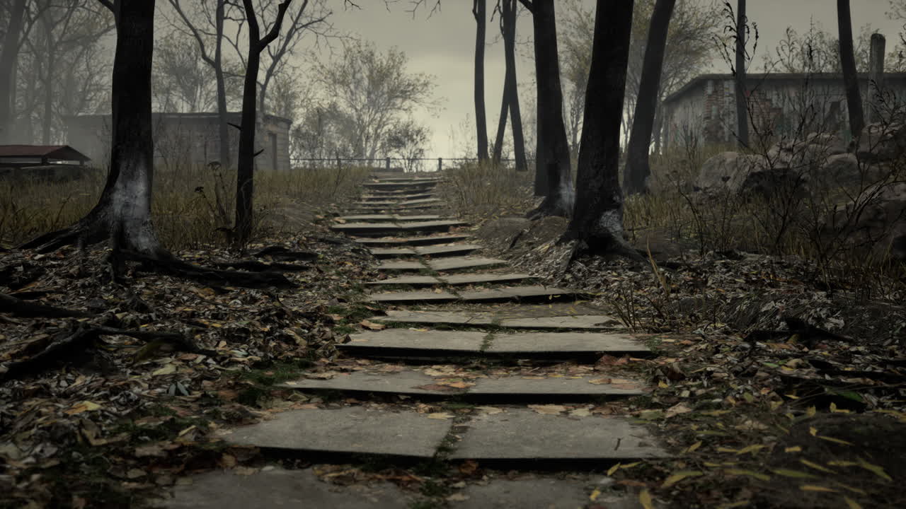 숲 속 의  ⁇ 은 버려진 차고