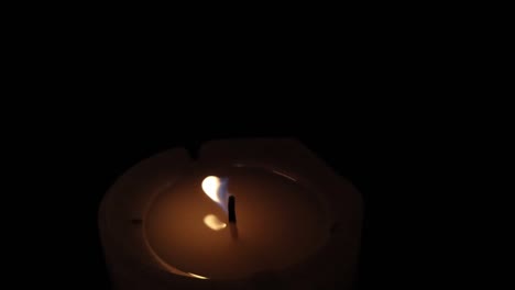 candle of hope being blown out