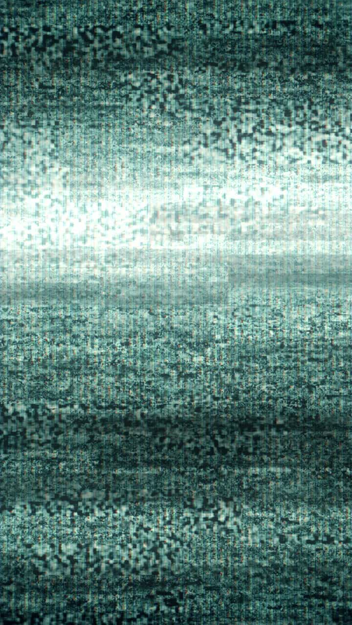 Abstract Digital Glitch and Static Screen Background