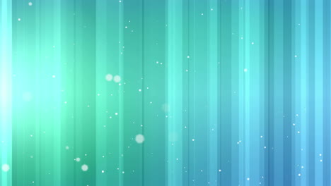 animation of white dots floating over blue digital background