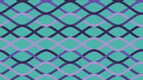 animación de un patrón geométrico sobre un fondo púrpura