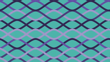 animation of geometrical patter over purple background