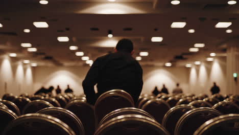 conference hall with audience