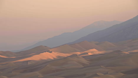 static landscape view of great sand dunes national park colorado usa