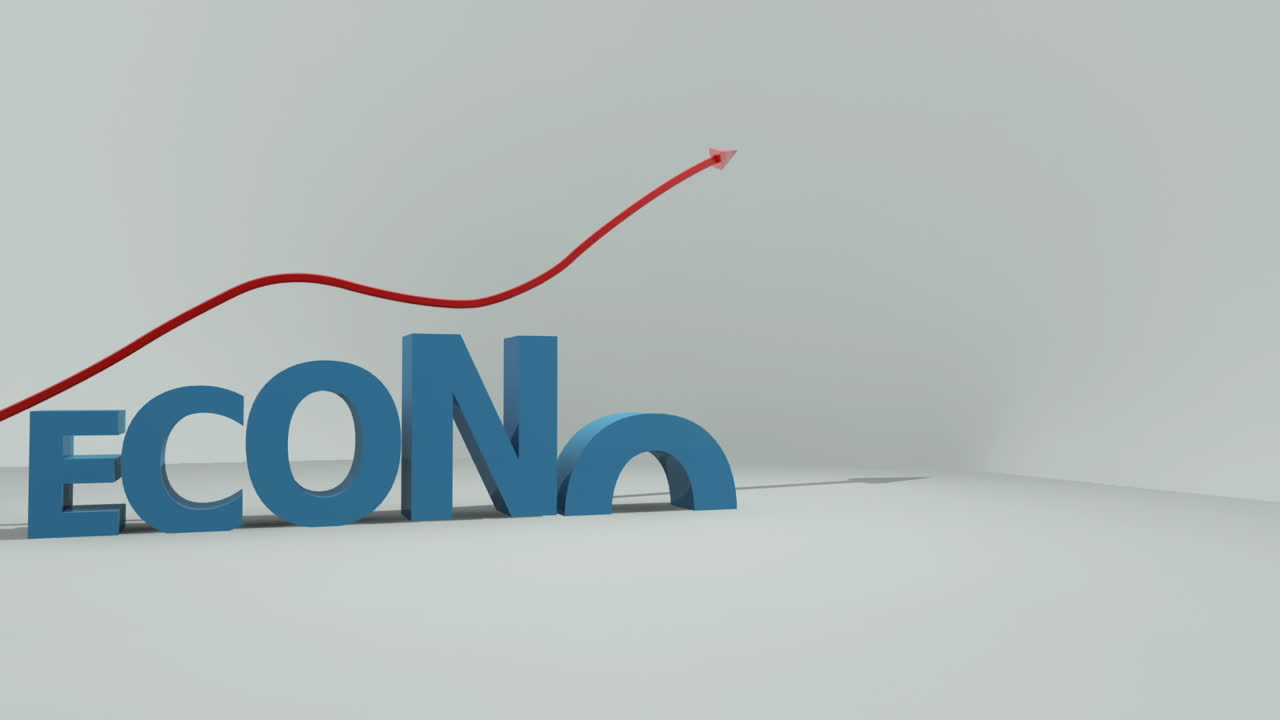 Letters showing the word economy