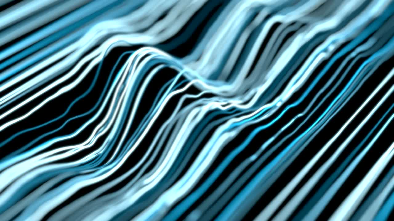 4K Abstract lines in a wave pattern.