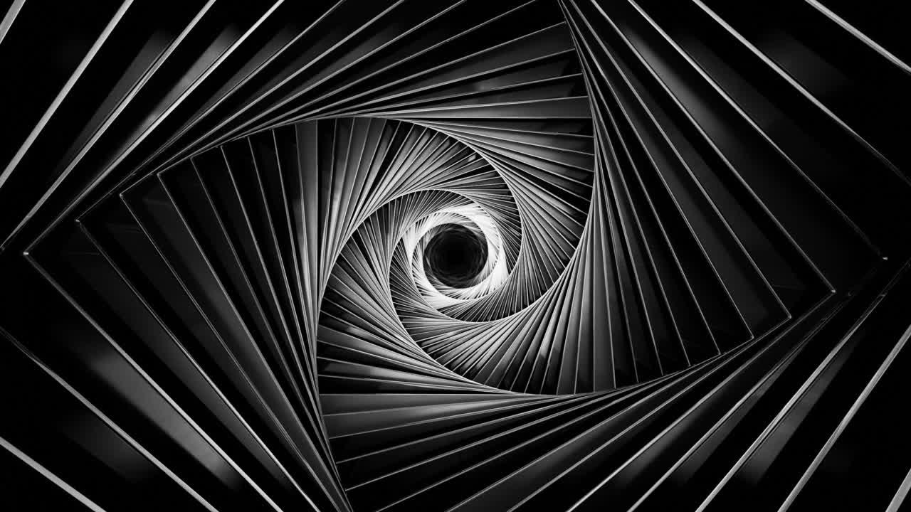 Motivo geometrico a spirale astratto.