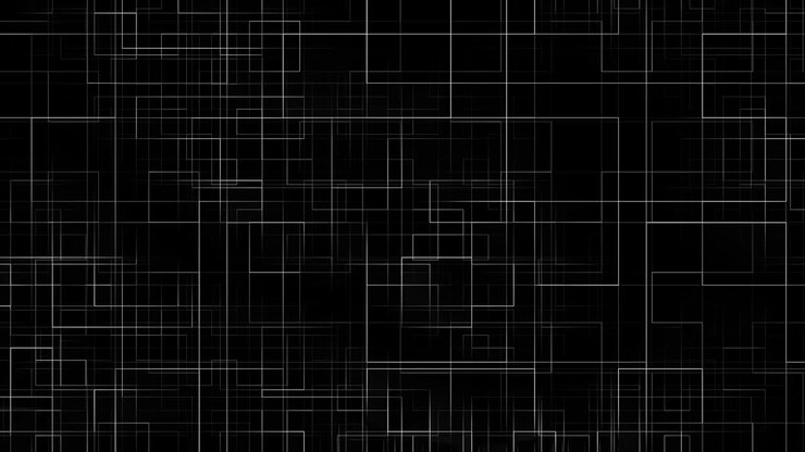 Abstract geometric fractal graphic background loop
