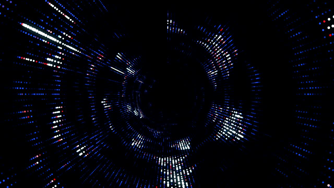 4K animated background loop with audio elements. 3D abstract digital wave.