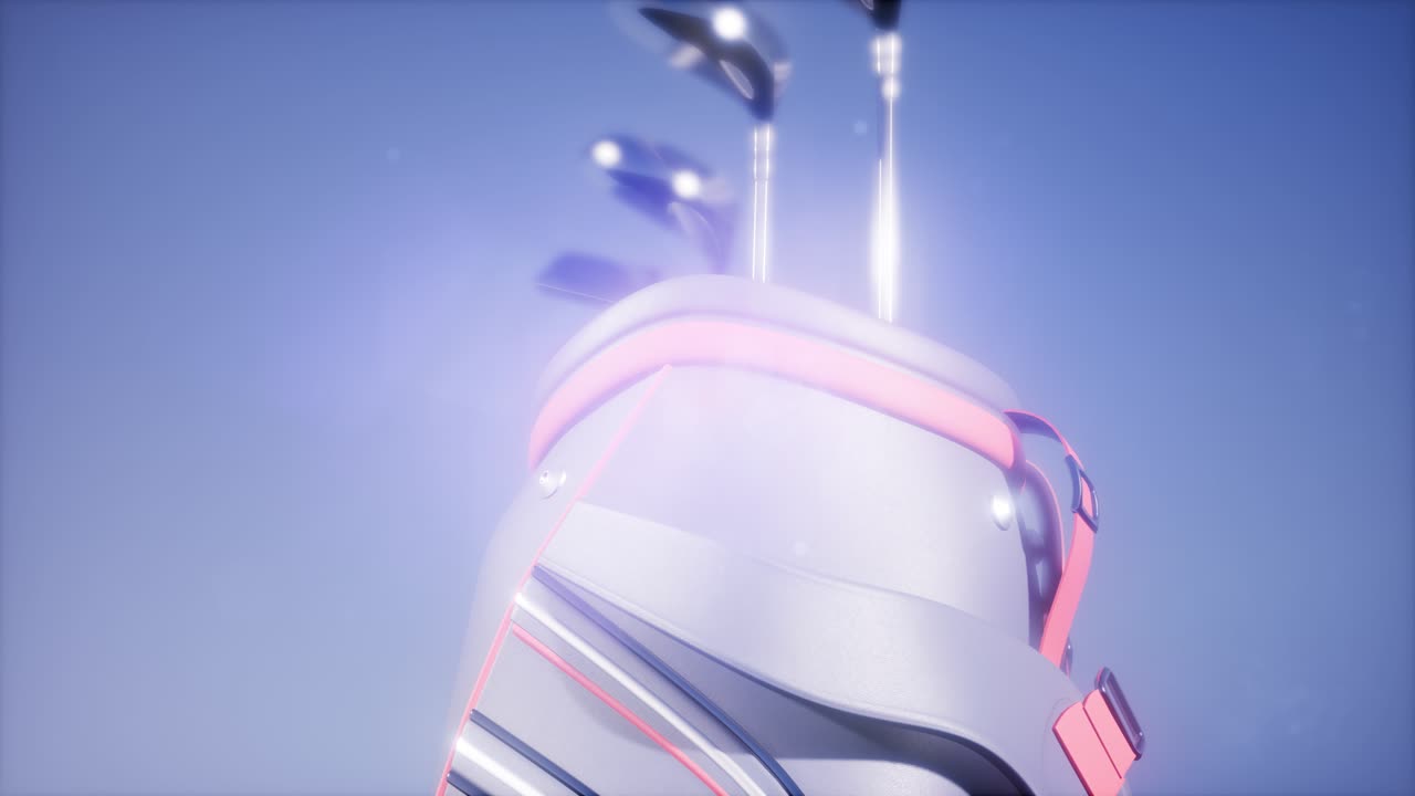 골프 가방 에 4k 슈퍼 슬로우 모션 골프 푸터