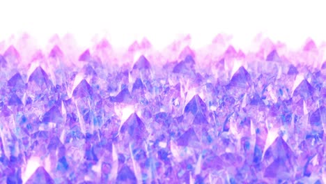 close up view of iceberg. abstract winter ice background. ice pieces. cold snow. blue and purple. 3d animation of crushed ice. loop animation.