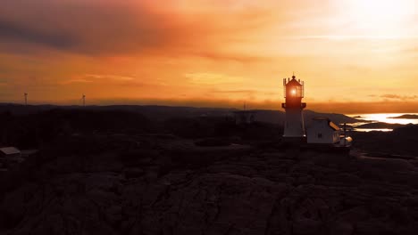 Coastal-lighthouse.-Lindesnes-Lighthouse-is-a-coastal-lighthouse-at-the-southernmost-tip-of-Norway.