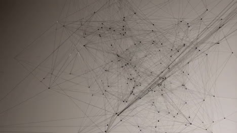 abstract digital network of interconnected dots and lines
