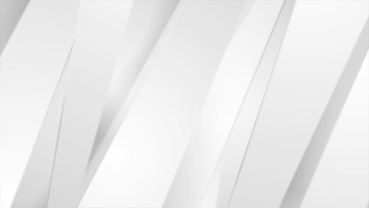 rayas lisas blancas y grises animación de video abstracta