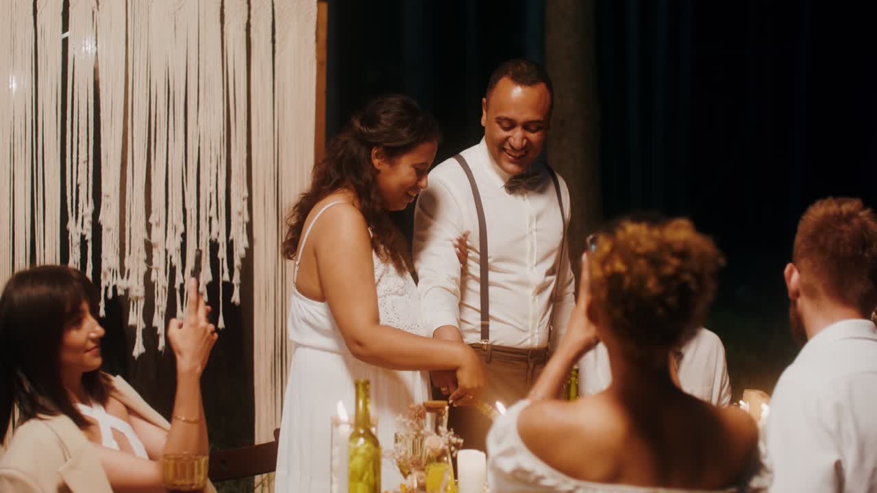 Romantic Outdoor Wedding Reception