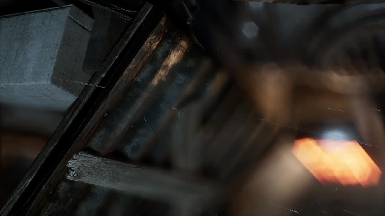 escena urbana en una noche lluviosa con luces bokeh