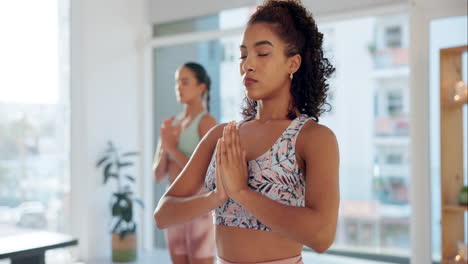 women practicing yoga and meditation for health and wellness