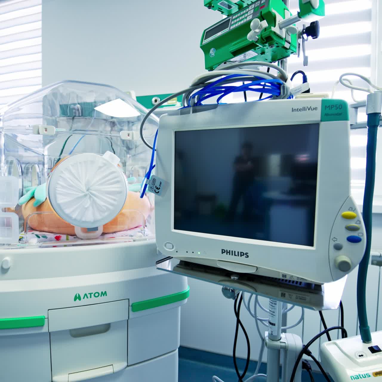 Surgery hospital equipment. Emergency medical healthcare treatment