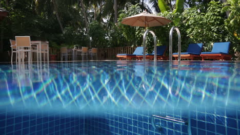 water in a swimming