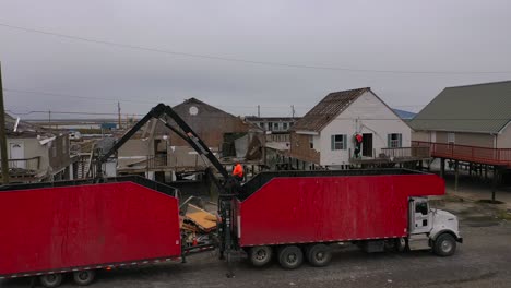 limpieza en marcha después del huracán ida