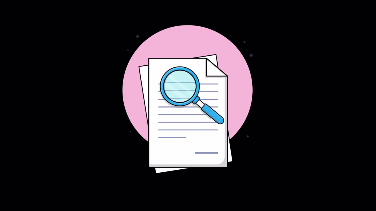 Animated Document Search and Review with Magnifying Glass